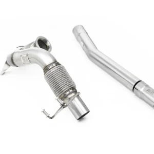 VW Polo GTI 2.0 TSI (AW – 5 puertas/modelos sin GPF) – no resonado Downpipe y Decat para Milltek cat-back