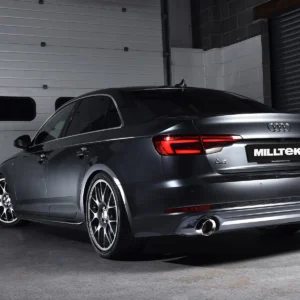 Audi A4 2.0 B9 Quattro – Escape cat-back no resonado (sonido más intenso) con salidas dobles GT-100 pulidas