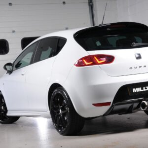 Seat Leon Cupra R 2.0 TSI 265ps – Escape cat-back no resonado (sonido más intenso) con salidas dobles GT100 pulidas