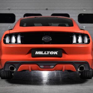 Ford Mustang 2.3 (S550 Fastback) – Escape cat-back no resonado (sonido más intenso) con salidas GT-100 pulidas