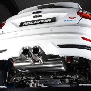 Ford Focus MK3 ST 5 puertas compacto – Escape cat-back no resonado (sonido más intenso) con salidas pulidas