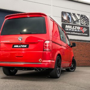 VW T5/T6 SWB – no resonado (sonido más intenso) DPF-Back sistema de escape con salida dobles ovaladas