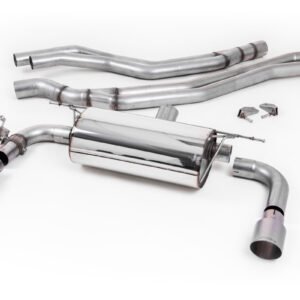 BMW Serie 2 – escape cat-back No resonado (sonido más intenso) de competición con salidas GT-90 de titanio