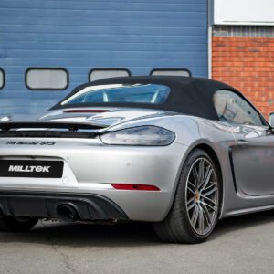 Porsche 718 GTS y Spyder Boxster/GT4 4.0 Cayman (GPF Pre Feb 2020 modelos) – escape desde el filtro de partículas con salidas GT-115 de titanio cepillado