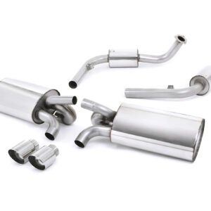 Porsche 987 S 3.4 Boxter/Cayman (Gen 2) – Escape cat-back resonado (sonido más discreto) con salidas pulidas