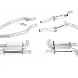 Porsche Cayenne 958 Turbo V8 (antes del restyling) – Escape cat-back resonado (sonido más discreto) – con salidas originales