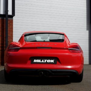 Porsche Cayman y Boxster 981 2.7L – cat-back con salidas pulidas