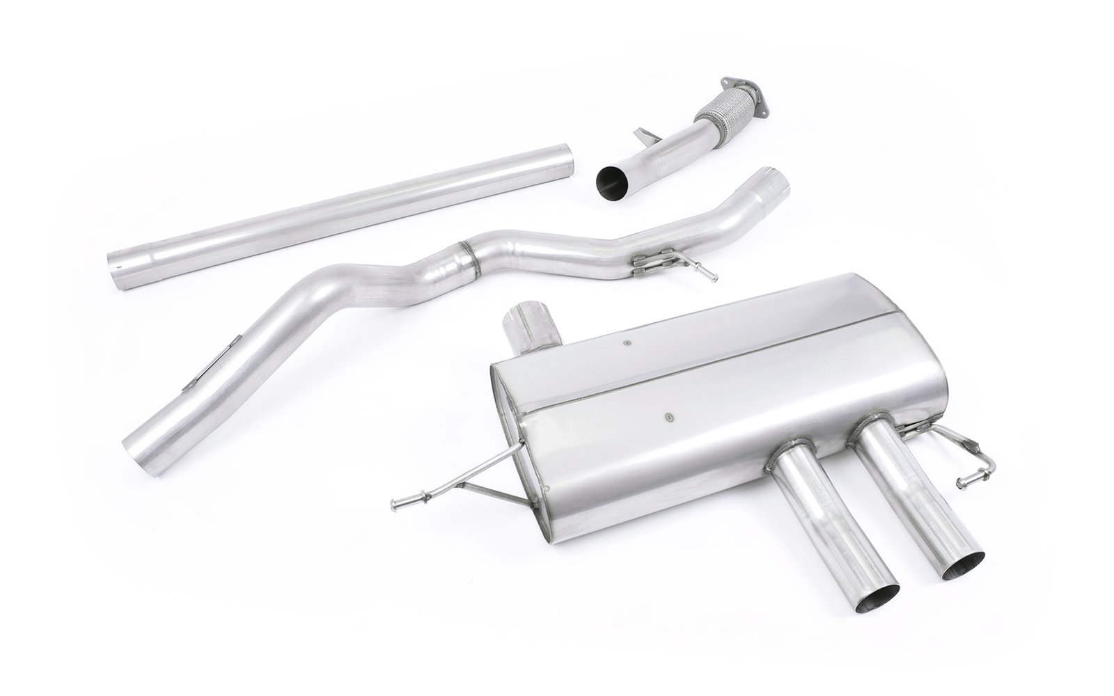 Renault Megane Renaultsport 280 (modelos sin GPF) – Escape cat-back no resonado – con salidas originales