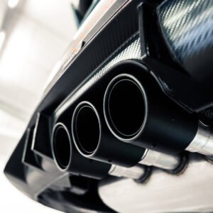 Honda Civic FK8 Type R – Escape cat-back resonado con 3 x carbono Jet-100 salidas