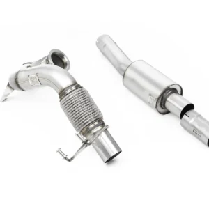 VW Polo GTI 2.0 TSI (AW – 5 puertas/modelos sin GPF) – resonado Downpipe y Decat para Milltek cat-back