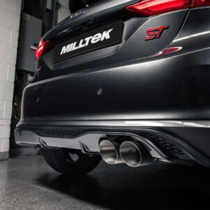 Ford Fiesta MK8 ST 1.5 (anterior a septiembre de 2020) – escape desde OPF/GPF resonado con salidas GT-90 de titanio