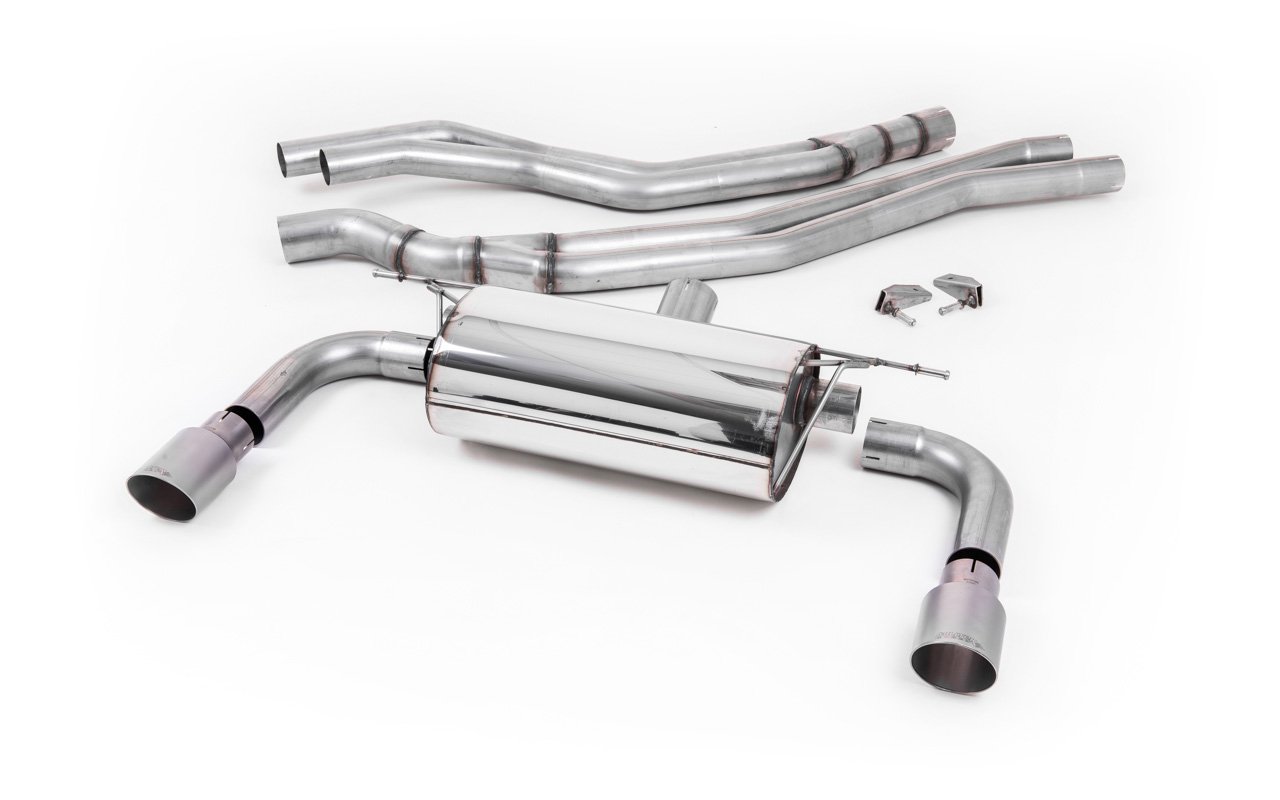 BMW Serie 2 – Escape cat-back resonado (sonido más discreto) con salidas GT-90 de titanio