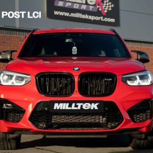 BMW X3 G01 S58 Pre LCI (GPF Equipped) – Resonated (Quieter) Downpipe Back Exhaust System with GT-115 Brushed Titanium Trims