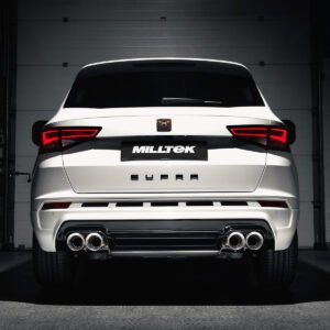 Seat Ateca Cupra 300 4Drive (modelos con GPF) – escape desde OPF/GPF resonado (sonido más discreto) con salidas GT-100 pulidas