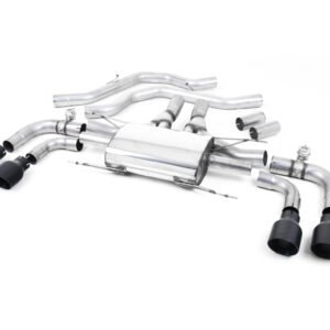 Alfa Romeo Giulia 2.9 V6 Quadrifoglio – Front Pipe-Back System with GT-100 Cerakote Trims – Valved