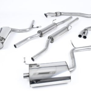 Audi A4 2.0 B7 Quattro/DTM – Resonated (Quieter) Cat-Back Exhaust System with GT100 Trims (For Manual Models)