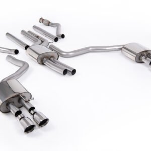 Audi A6 3.0 TFSI C7.5 – Resonated Cat Back with Polished Trims