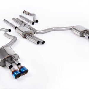 Audi A6 3.0 TFSI C7.5 – Resonated Cat Back with Burnt Titanium Trims