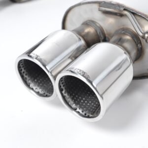Audi S5 V8 – Resonated (Quieter) Cat-Back Exhaust System with Polished Trims (For Manual Models)