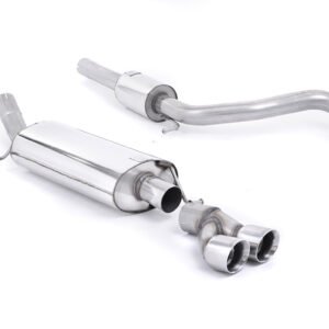 Audi A1 TFSI/VW Polo GTI 1.4 – Resonated (Quieter) Cat-Back Exhaust System with Polished Trims