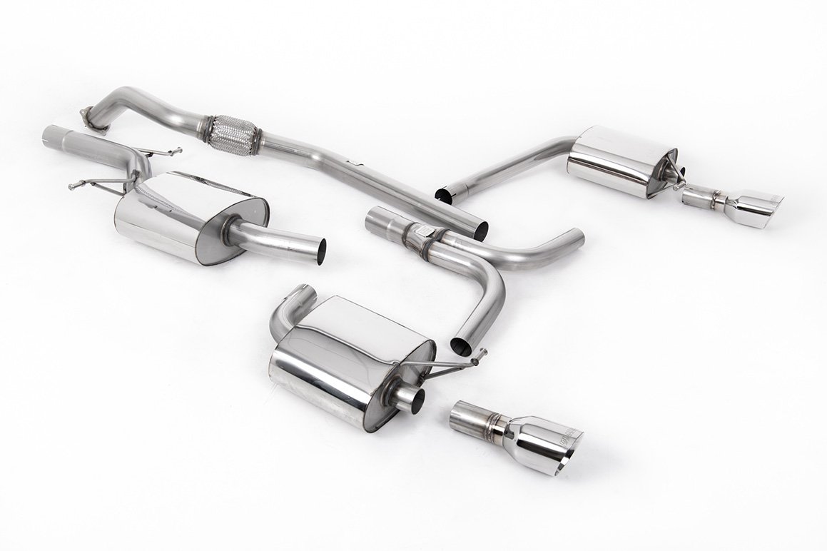 Audi A5 2.0 B8 (Multitronic) – sistema de escape cat-back con Duel salida colas pulidas