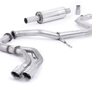 Audi A3 2.0 TDI MQB – Resonated (Quieter) Cat-Back Exhaust System with Polished Trims