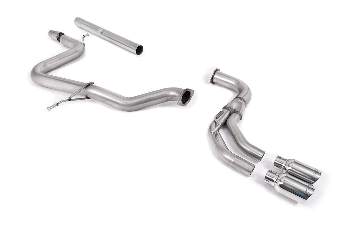 Audi A3 2.0 TDI MQB – Non-Resonated (Louder) Cat-Back Exhaust System with Polished Trims