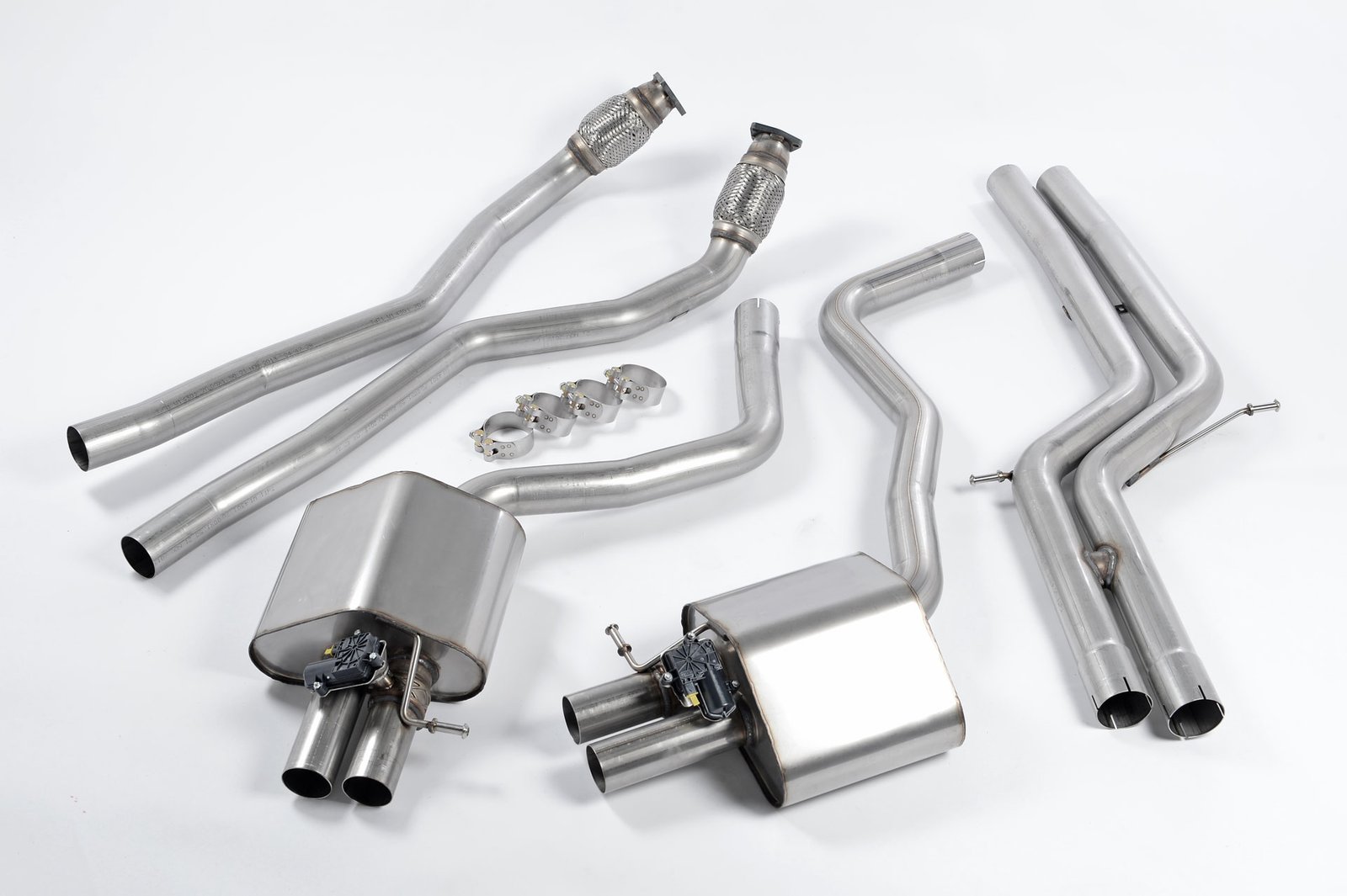 Audi RS6/RS7 C7 – Non-Resonated (Louder) Cat-Back Exhaust System – Uses OE Tips