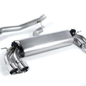 Audi S3 8V.2 – Non-Resonated (Louder) Cat-Back Exhaust System with Quad Round Polished Tips