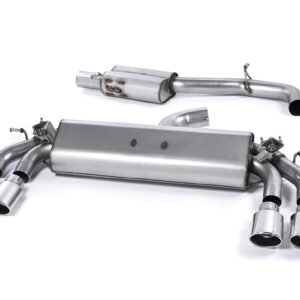 Audi S3 8V/8V.2 – Resonated (Quieter) Cat-Back Exhaust System with Quad Oval Polished Tips