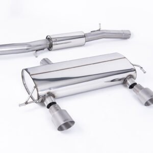Audi TT MK1 225 Quattro – resonado (más discreto) sistema de escape cat-back Race con colas GT100 de titanio (para modelo 225 solo)