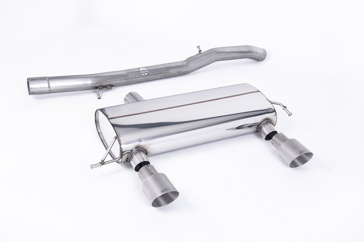 Audi TT MK1 225 Quattro – no resonado (más sonido) sistema de escape cat-back Race con colas GT100 de titanio (para the 225 Model)