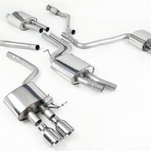 Audi SQ5 Supercharged – Cat-Back Exhaust System with Quad Polished Trims