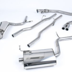 Audi A4 2.0 B7 Quattro/DTM – no resonado (más sonido) sistema de escape cat-back con colas GT100 (para Manual modelos)