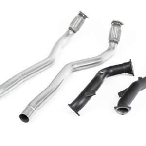 Large Bore Downpipes with Catalyst Bypass Pipes For Milltek Cat-Back (Audi C7 RS6/RS7/S6/S7)