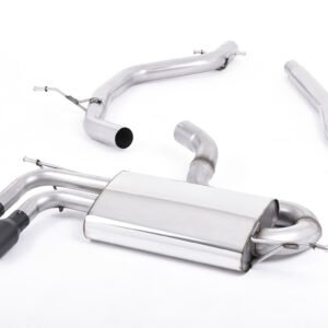 Audi A3/VW Golf GTD/Scirocco GT – TDI 2.0 170PS – DPF-Back Exhaust System with Cerakote Black Trims