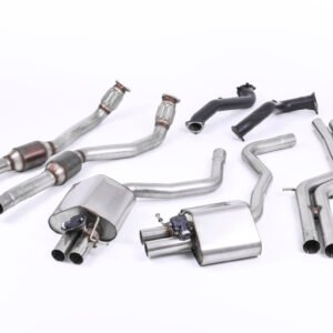 Audi RS6/RS7 C7 – Non-Resonated (Louder) Complete Exhaust System – Uses OE Trims