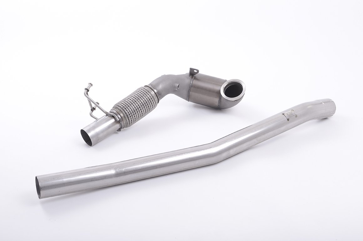 Audi TTS MK3 modelos sin GPF – Downpipe fundido de acero inoxidable con catalizador Race (para Milltek cat-back)