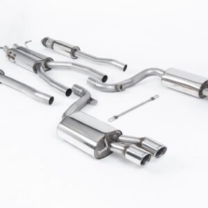 Audi S6 V10 C6 – Resonated (Quieter) Cat-Back Exhaust System with Polished Trims