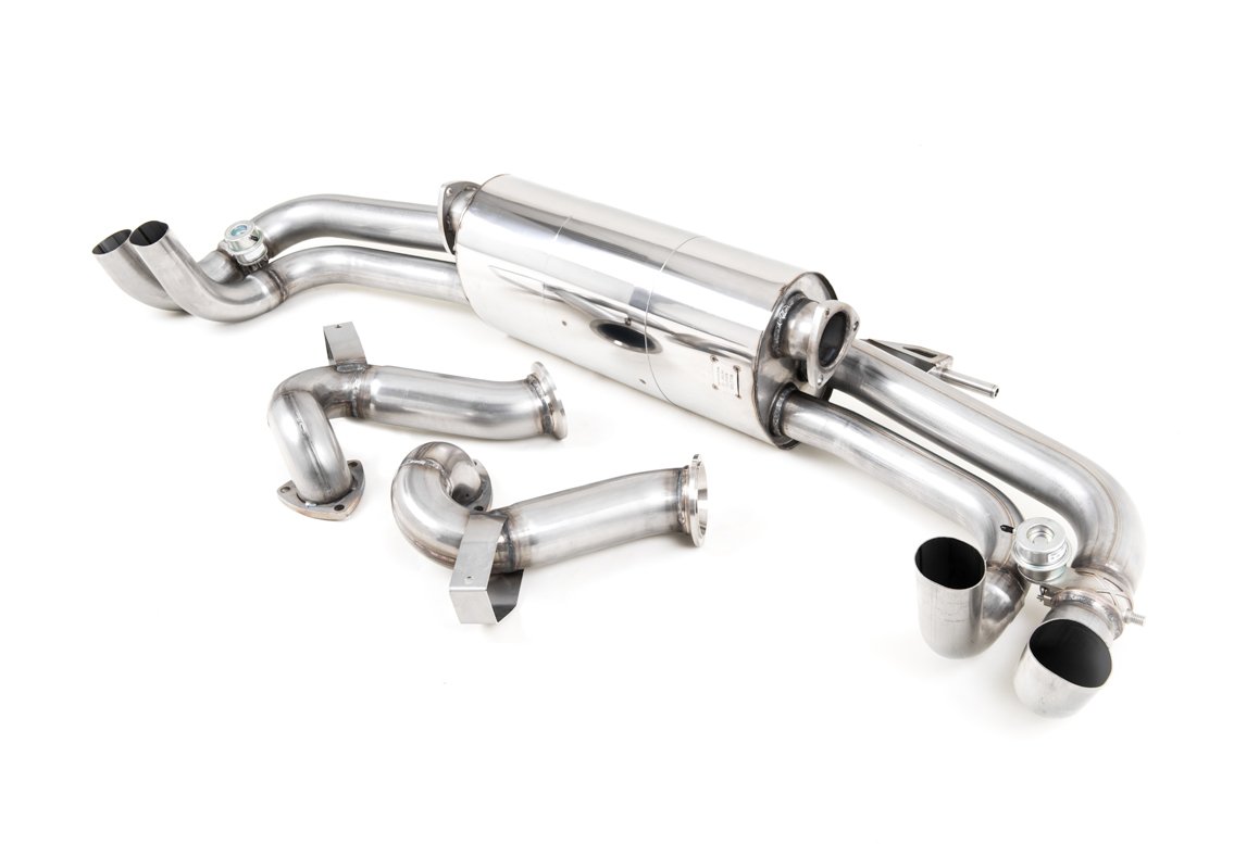 Audi R8 V10 5.2L Plus (2016 – 2019) – Valved Cat-Back Exhaust System – Uses OE Trims