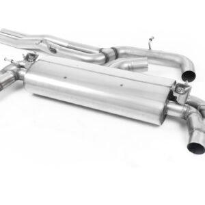 Audi RS3 8V Facelift – Non-Resonated (Louder) Cat-Back Exhaust System with Cerakote Black Trims