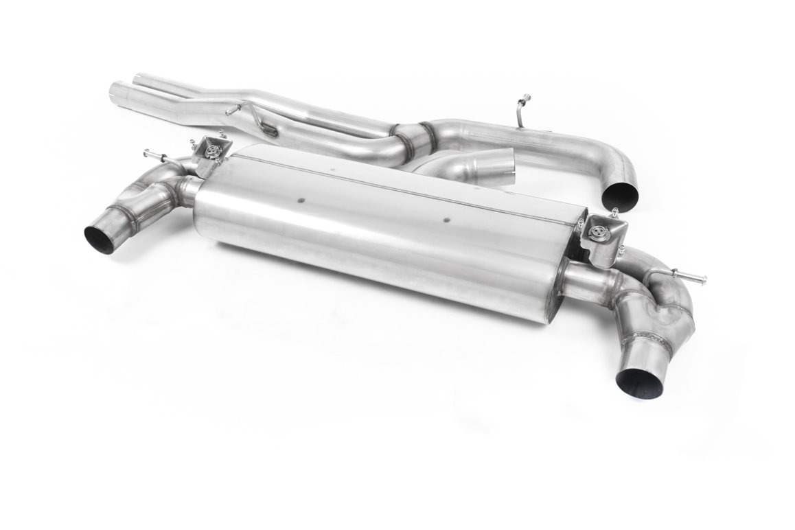 Audi RS3 8V Facelift – Non-Resonated (Louder) Cat-Back Exhaust System with Polished Trims