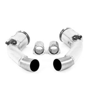 Audi RS6/RS7 C8 & S8 – Large Bore Downpipe with Cat & GPF Delete – For OE