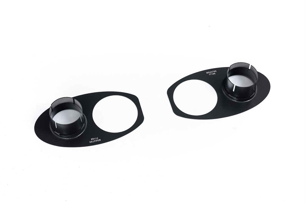 Audi RS6/RS7 C8 – opcional negro Cerakote trasero salida placas de acabado