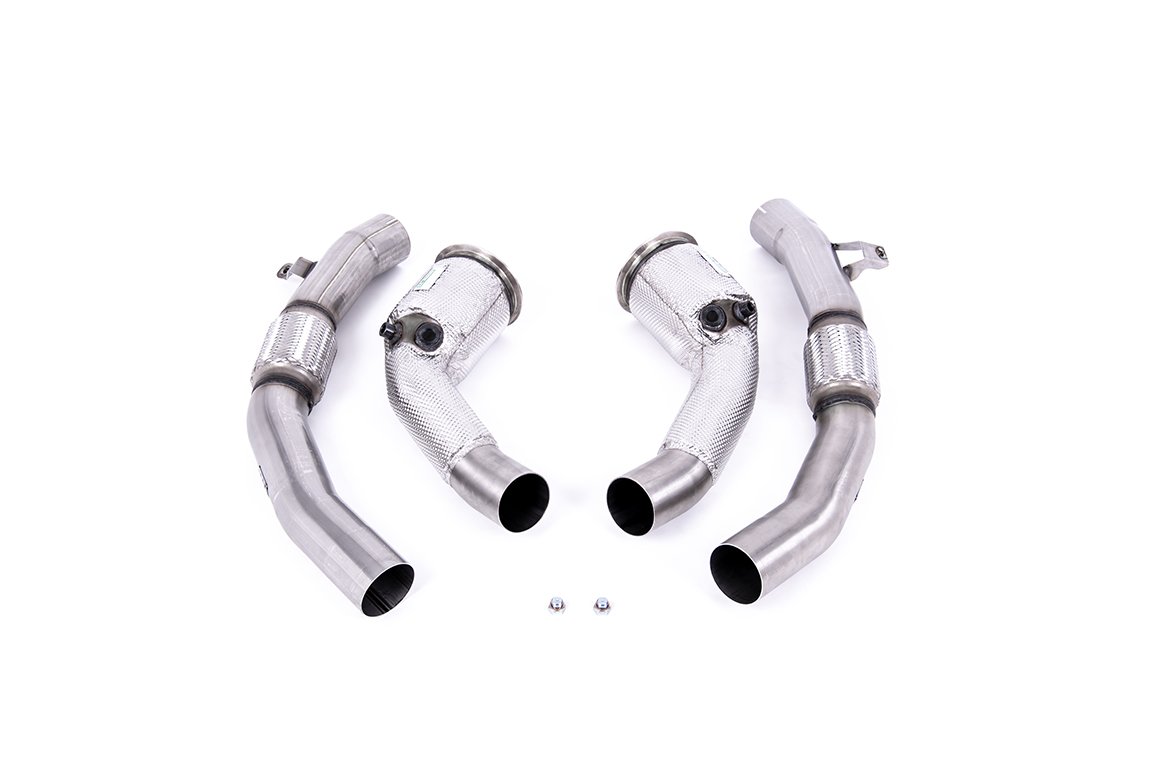 Audi RS6/RS7 C8 y S8 D5 – Downpipe de gran diámetro y catalizador deportivo de alto flujo (para Milltek sistema)