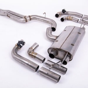 80mm Non Resonated (Louder) OPF/GPF Back Exhaust System For Audi RS3 8Y Saloon/Sedan