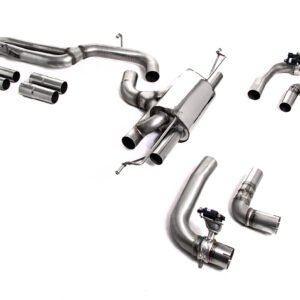 80mm Race Non Resonated (Loudest) OPF/GPF Back System For Audi RS3 8Y Saloon/Sedan