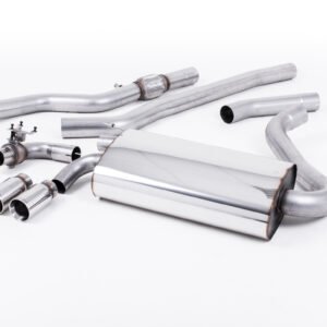 BMW 4 Series F32 428i Auto – Non-Resonated (Louder) Cat-Back Exhaust System with Polished Trims