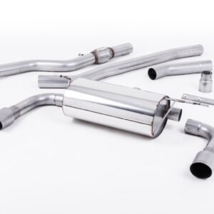 BMW 4 Series F32 428i Manual – Non-Resonated (Louder) Cat-Back Exhaust System with Titanium Trims (For 435i M Sport Valance)