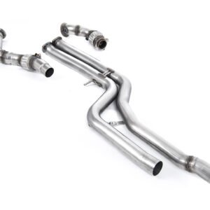 BMW F80 M3/F82 M4 – Large Bore Downpipe with Catalyst Delete (For Milltek Cat-Back)